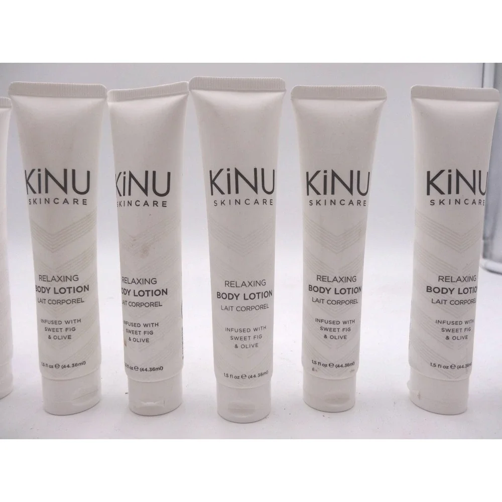 KINU Travel Shampoo and  Body Lotion 1.5 oz. Sweet Fig & Olive‎ LOT OF 16